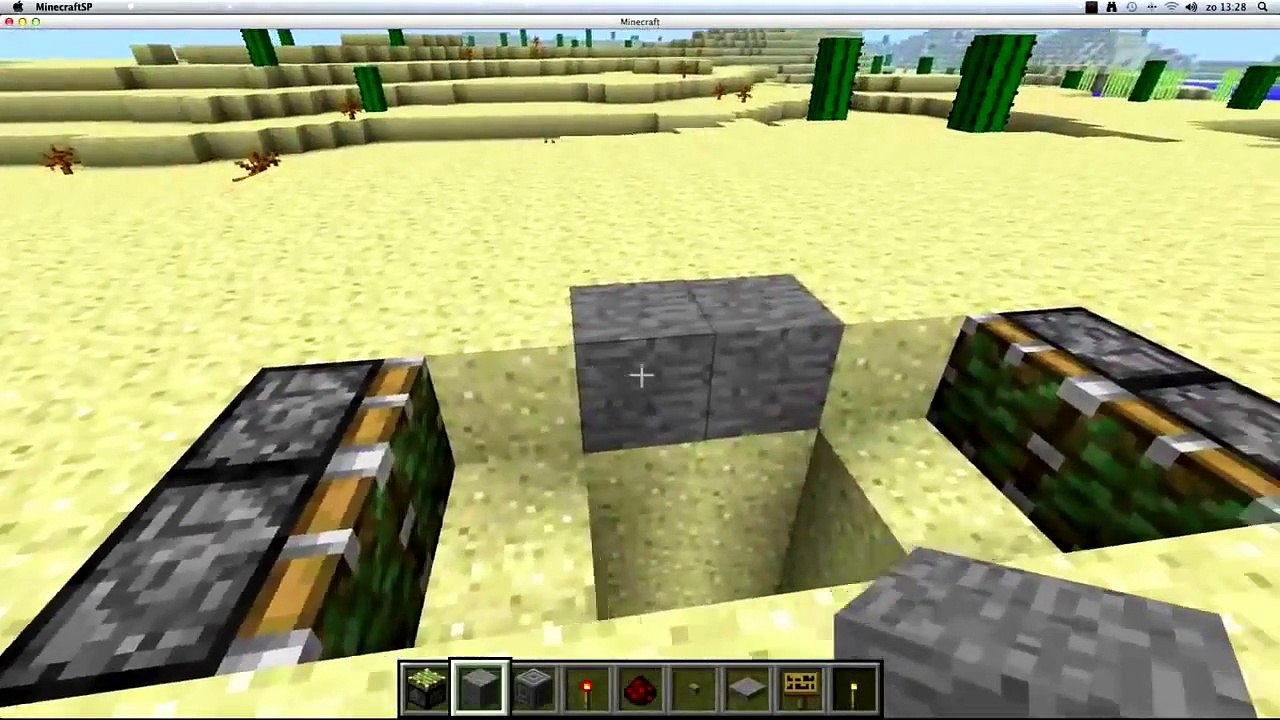 Hoe maak je een verborgen valluik? - Minecraft