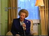 Margaret Thatcher TV Interview for HRT: urges international recognition of Croatia & Slovenia 1991