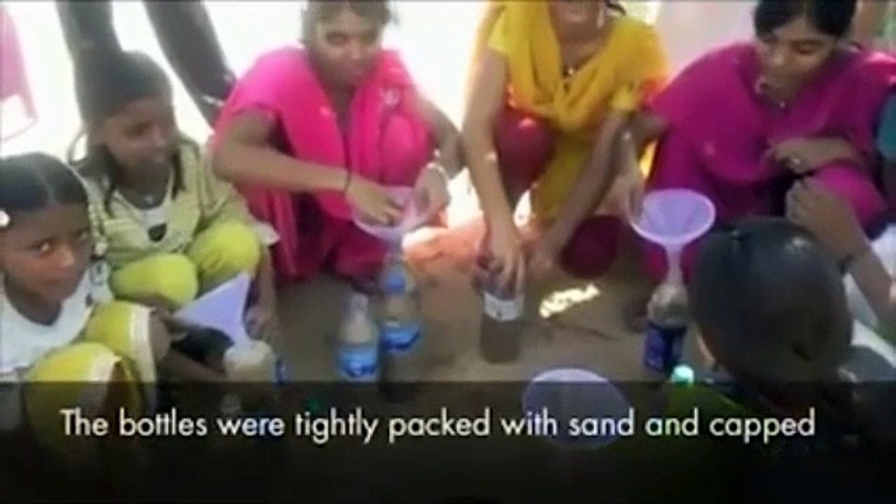 Using Plastic Bottles To Build a House