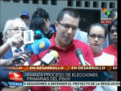 Jorge Arreaza: Llama PSUV a profundizar la democracia en Venezuela