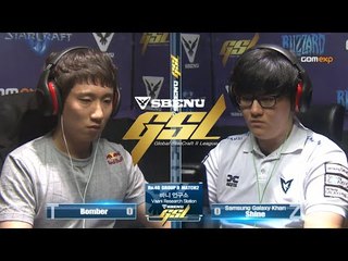 Bomber vs Shine TvZ Code A Group D Match 2 Part2, 2015 SBENU GSL Season 2   StarCraft 2