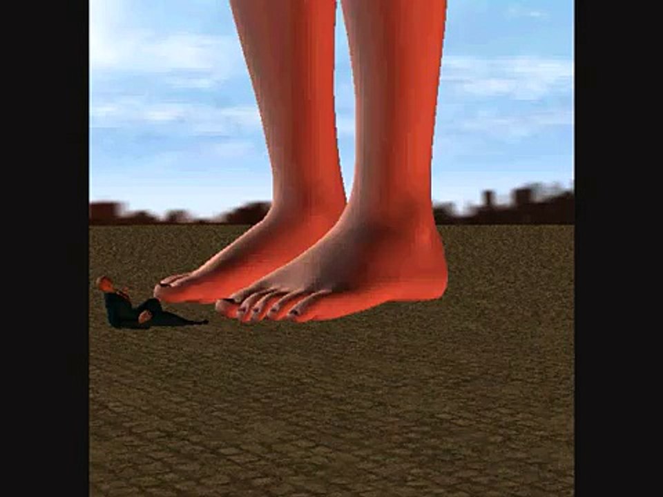 Giant woman crush man video Dailymotion