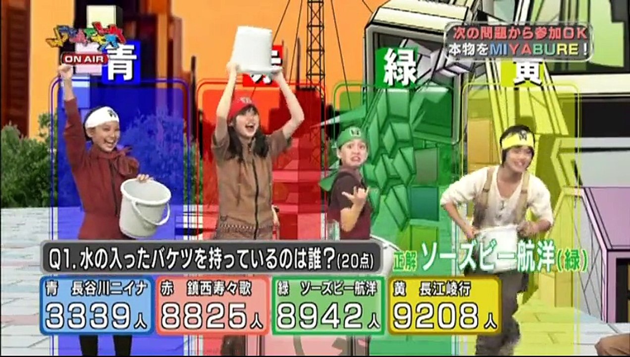 生12.7.12木 MIYABURE 延命ちゃんのスイッチが入る 戦士全員 てれびちゃん衣装