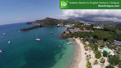 Galleon Beach to English Harbour Aerial Filming