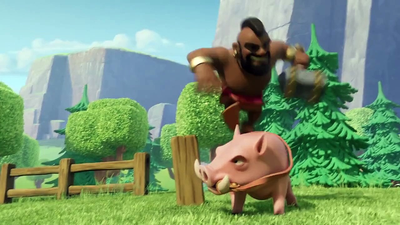 Clash Of Clans - ALL NEW TV COMMERCIALS 2015! Ride of the Hog Riders, Shocking Moves, Ball