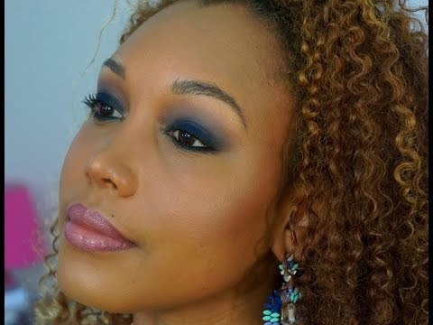 Tuto Makeup - Blue smokey ou bleu fumé (c'est kiff kiff lol)