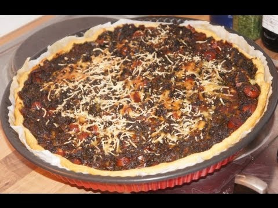 " -18kg " Ma tarte légumes/saucisses de poulet