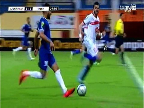 اخطر فرص سموحه امام التطواني الشوط الاول