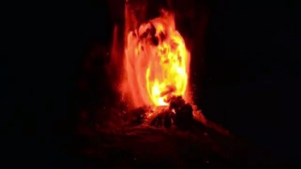 Villarrica volcano in southern Chile awoke