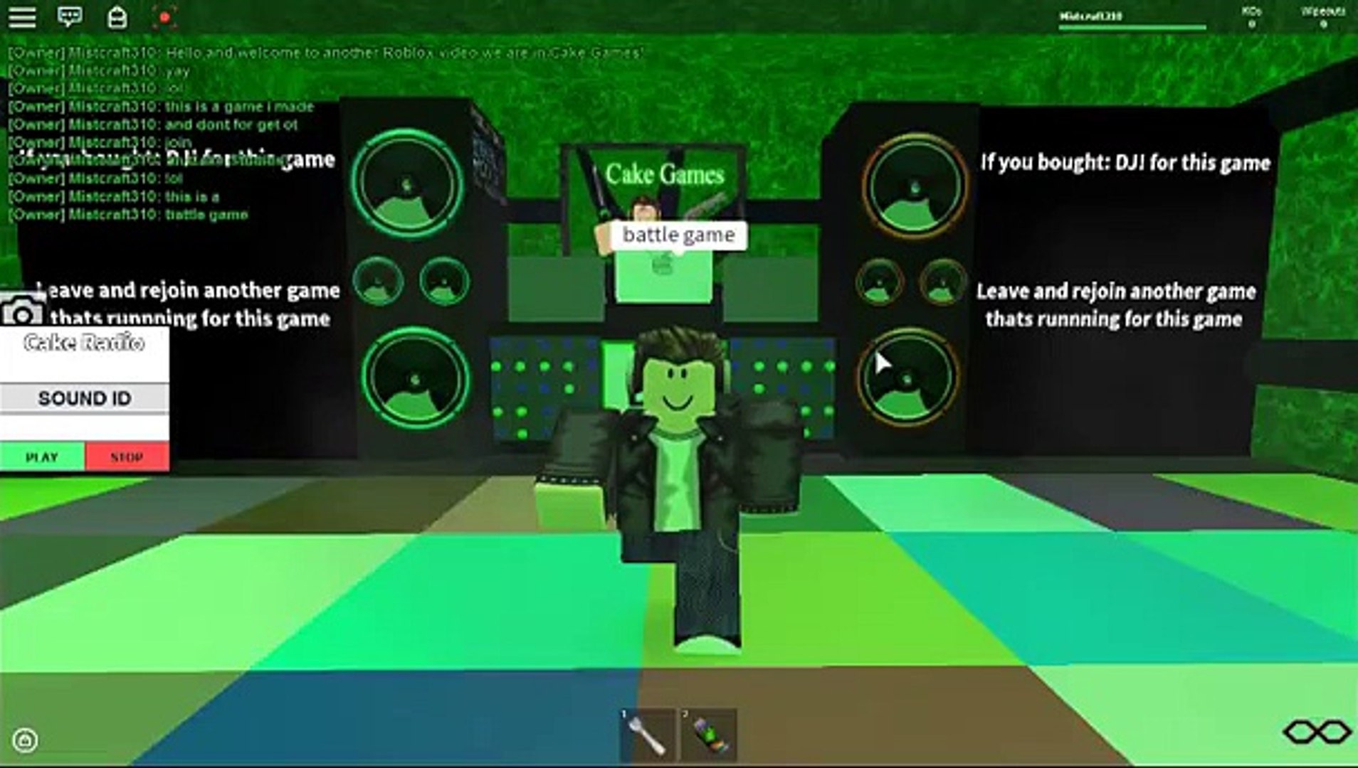 Roblox Cake Games - how to get roblox sound id