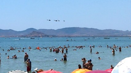 Patrulla Aspa del Ejército del aire #fiestadelcielo #fiestadelaire #losalcazares