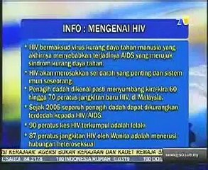 2013/06/28 - TV3 - Buletin Utama - Tidak Mustahil Cari Penawar AIDS