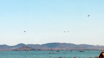 Acrobacias de la Patrulla Aspa #losalcazares #fiestadelaire #fiestadelcielo