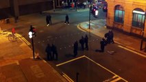 London cops get attacked by youth mob