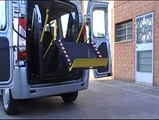 Wheelchair lift platform for Cars Campers Motorhome to lift disabled people. Fiat Scudo