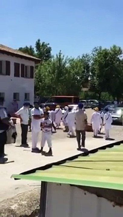 Singhs protest outside Gurdwara in Italy