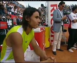 Nadal vs. Federer - Final Roma 2006 (celebración)