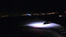 United Airlines Airbus A320 Night Takeoff from Denver International Airport