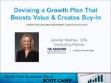 Screencast: Devising a Business Growth Plan That Boosts Value & Creates Buy-In