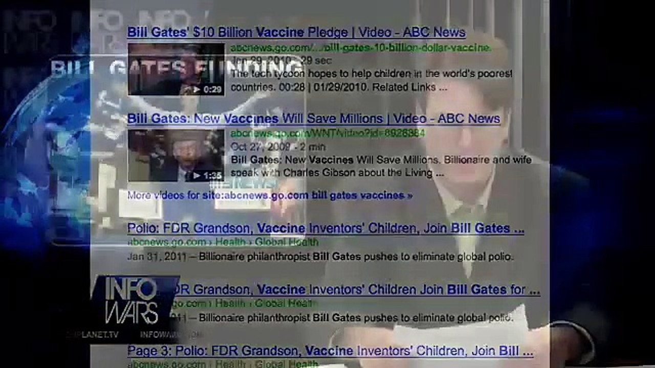 Bill Gates: The Mastermind Behind Global Eugenics Program: Infowars Nightly News
