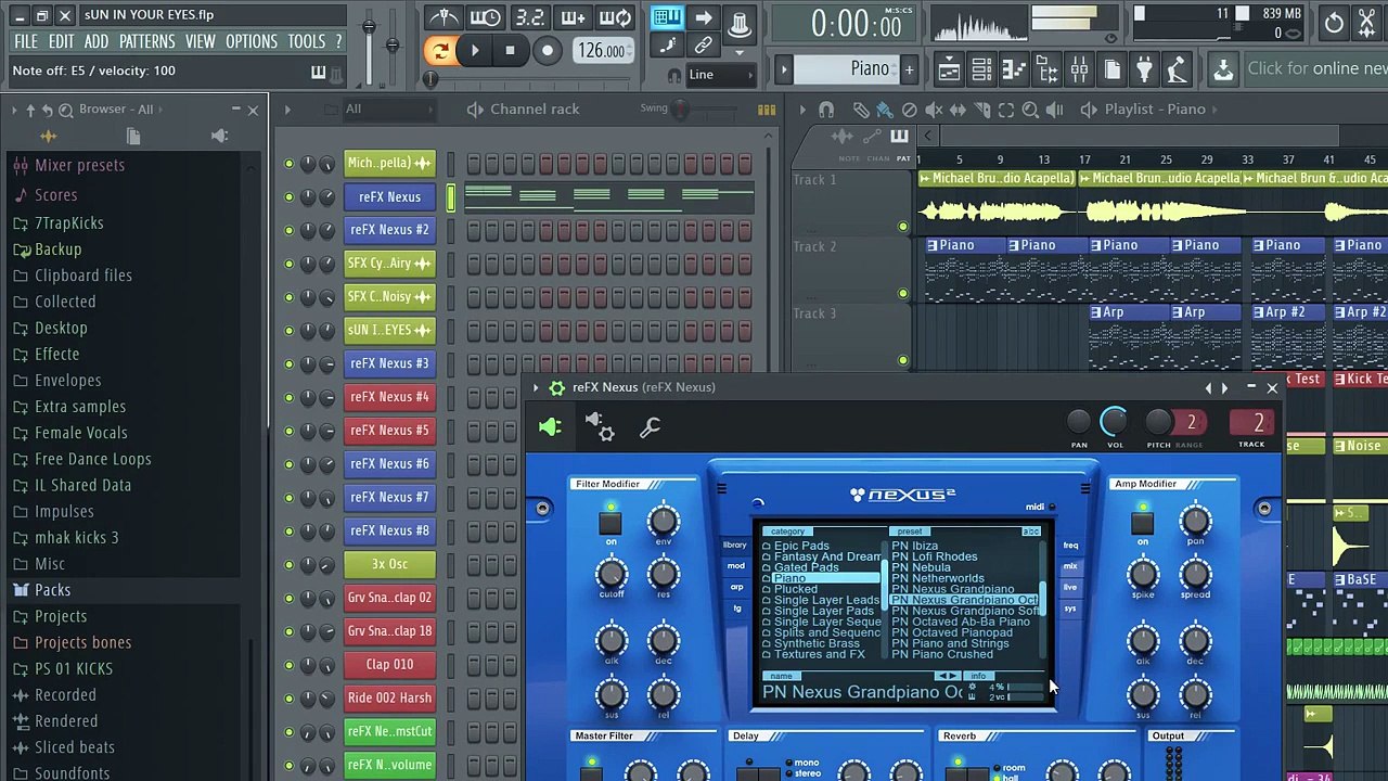 Fl Studio 12 - Dance/House Tutorial (Nexus 2)