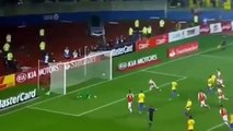 Brazil vs Paraguay 1-1 (3-4) All Goals Penalties - Copa America chile