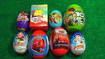 Ben10 Surprise Eggs Kinder Surprise From Cartoon Network By Blutoys Play-Doh Sorpresa Huevos