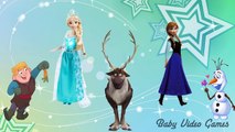 Frozen Elsa Anna Finger Family   Cartoon for Children   Nursery Rhymes   Parody