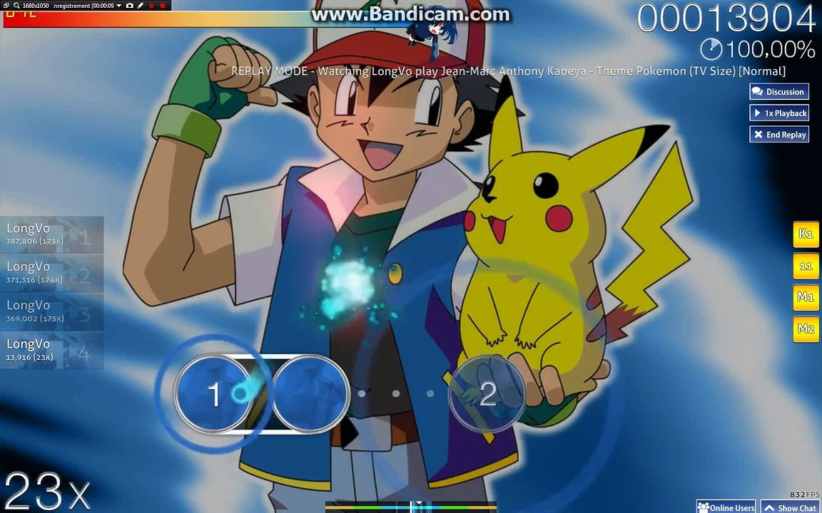 POKEMON générique français - Osu LongVo
