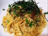 Japanese style Carbonara recipe　和風カルボナーラの作り方・レシピ