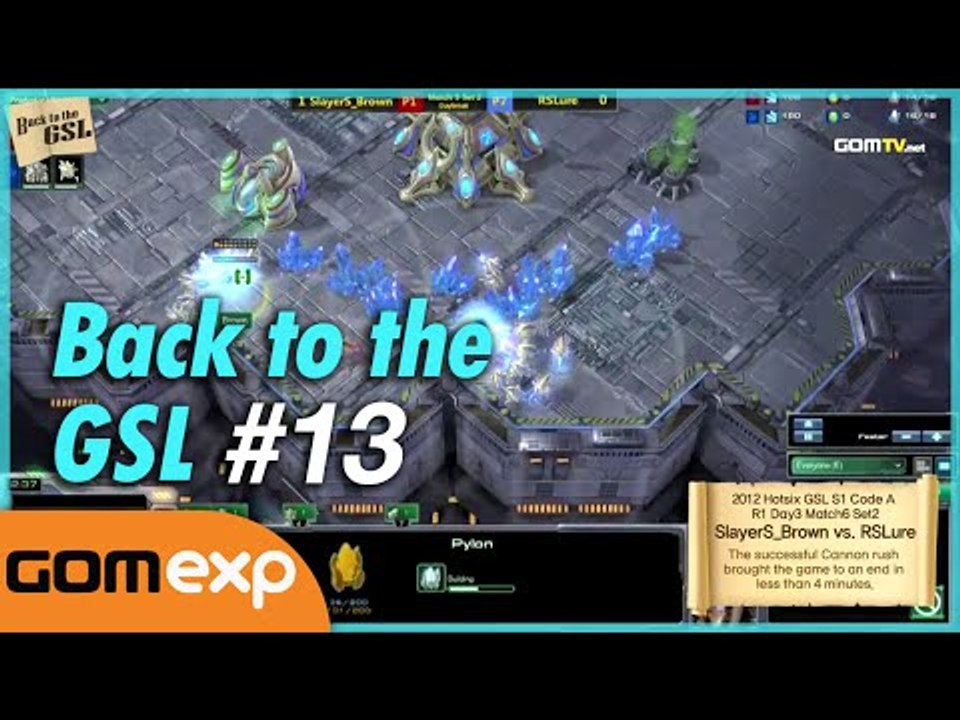 Back to the GSL 13회