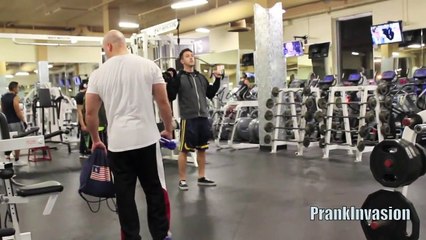 Gym Prank! - (HILARIOUS) - Funny Videos - Pranks 2015