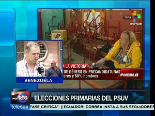 Observadores destacan de elección del PSUV amplia participación