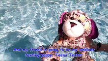 Webkinz Signature Husky Swimming