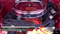 426 Hemi Cuda vs 426 Hemi Coronet R/T - 1/4 mile drag race video - Road Test TV