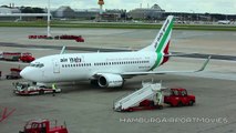 [22] Air Italy / Boeing 737 / push back and takeoff at Hamburg Airport