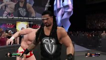 XBOX1 WWE 2K15 UPLOAD - Roman Reigns Ultimate Spears Pt. 1