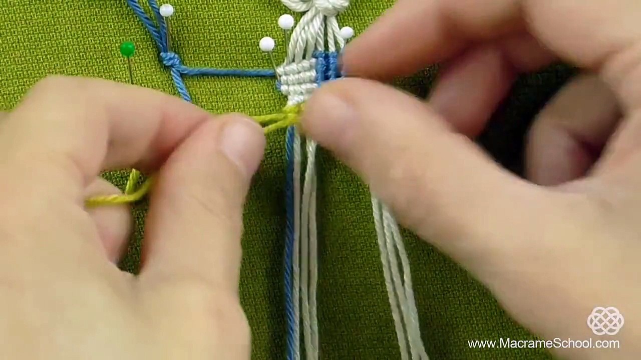 How to Make a Macrame Friendship Bracelet with Squares
