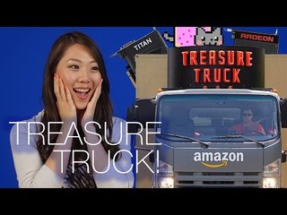 Amazon's Treasure Truck + voice recognition goes public; Samsung vs. Windows Update