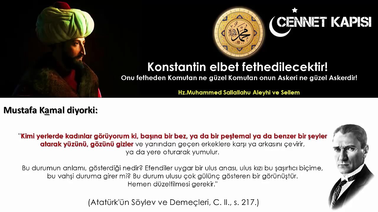 Atatürkün Din Hakkındaki akıl almaz Sözleri