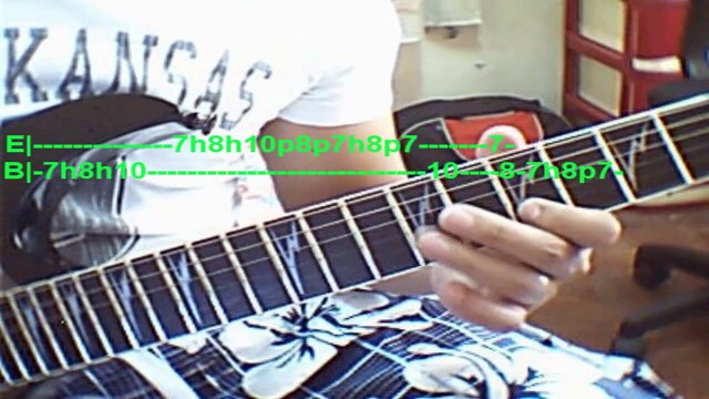 Welcome Home Guitar Solo Tutorial w/Tabs Coheed & Cambria