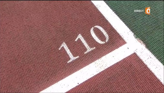 24 et 25. ChE athlé par équipes 2015, J2, lancer du disque H et 110m haies