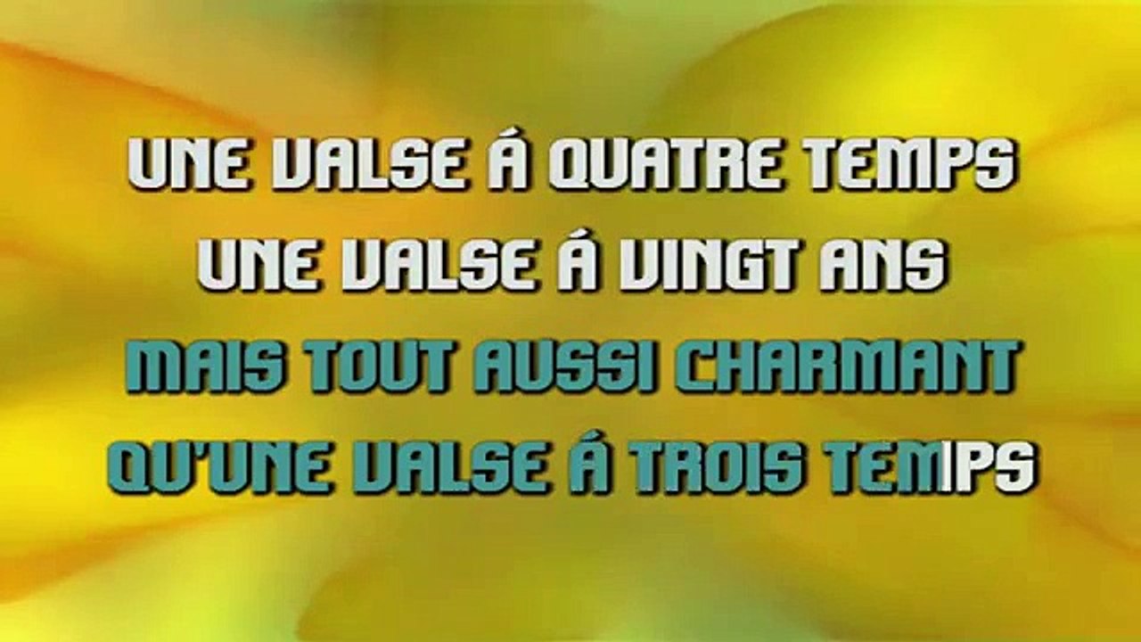 jacques brel la valse à mille temps