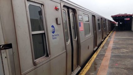 Télécharger la video: NYCTA MTA Double R160B Siemens at 39th Ave