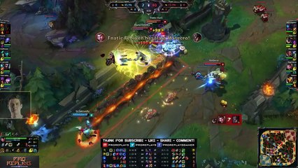FNC Febiven - Jayce Mid vs Twisted Fate - Pro Replays Highlights #101