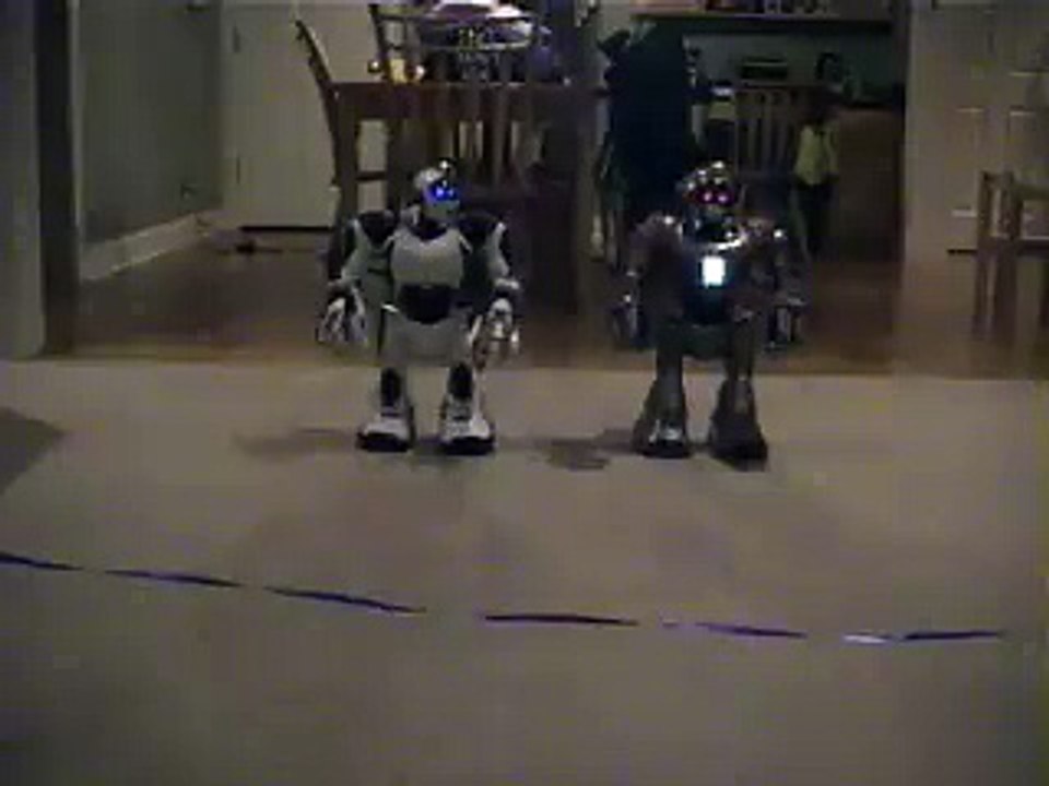 RS Media vs Robosapien V2 Races