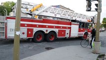 MONTREAL FIRE TRUCK 4022 LADDER / AMBULANCE / MCI COACH