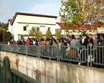 30NOV manifestazione UNICAL Cosenza  - Gli studenti invadono l'Autostrada