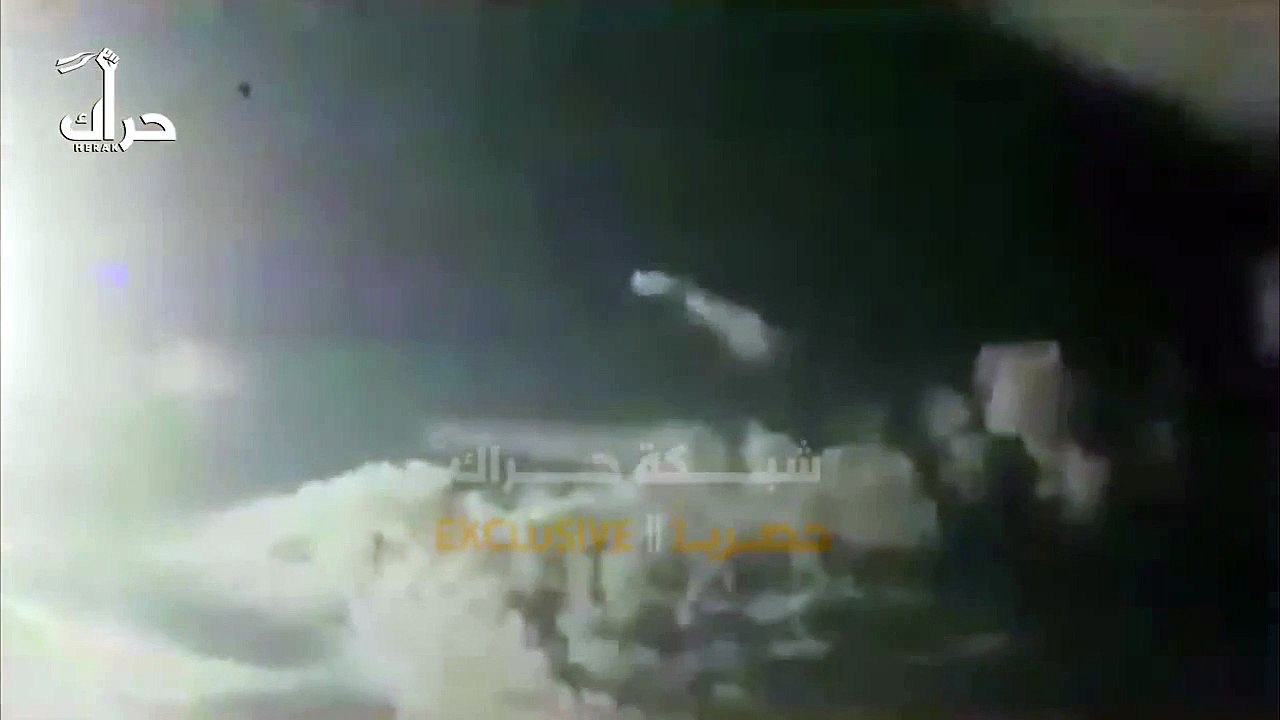 طائرة سوخوي 25 العراقية تقصف داعش وسط فلوجة iraqi sukhoi 25 shell isis in fallujah