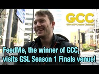 FeedMe, the winner of GCC, visits GSL Season 1 Finals - Starcraft 2